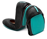 matte black flats folded product shot