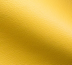 mustard yellow leather swatch