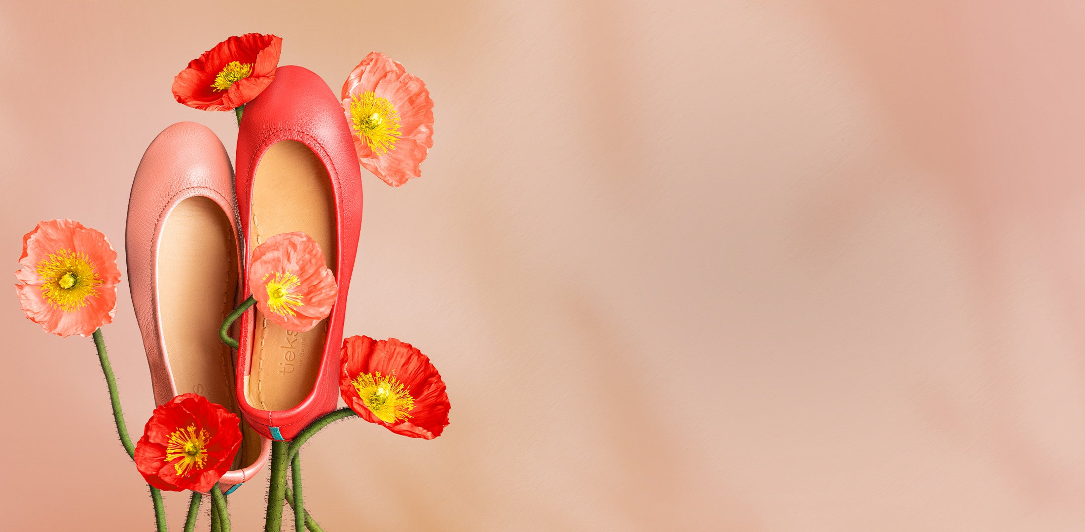 Poppy Season Tieks Ballet Flats