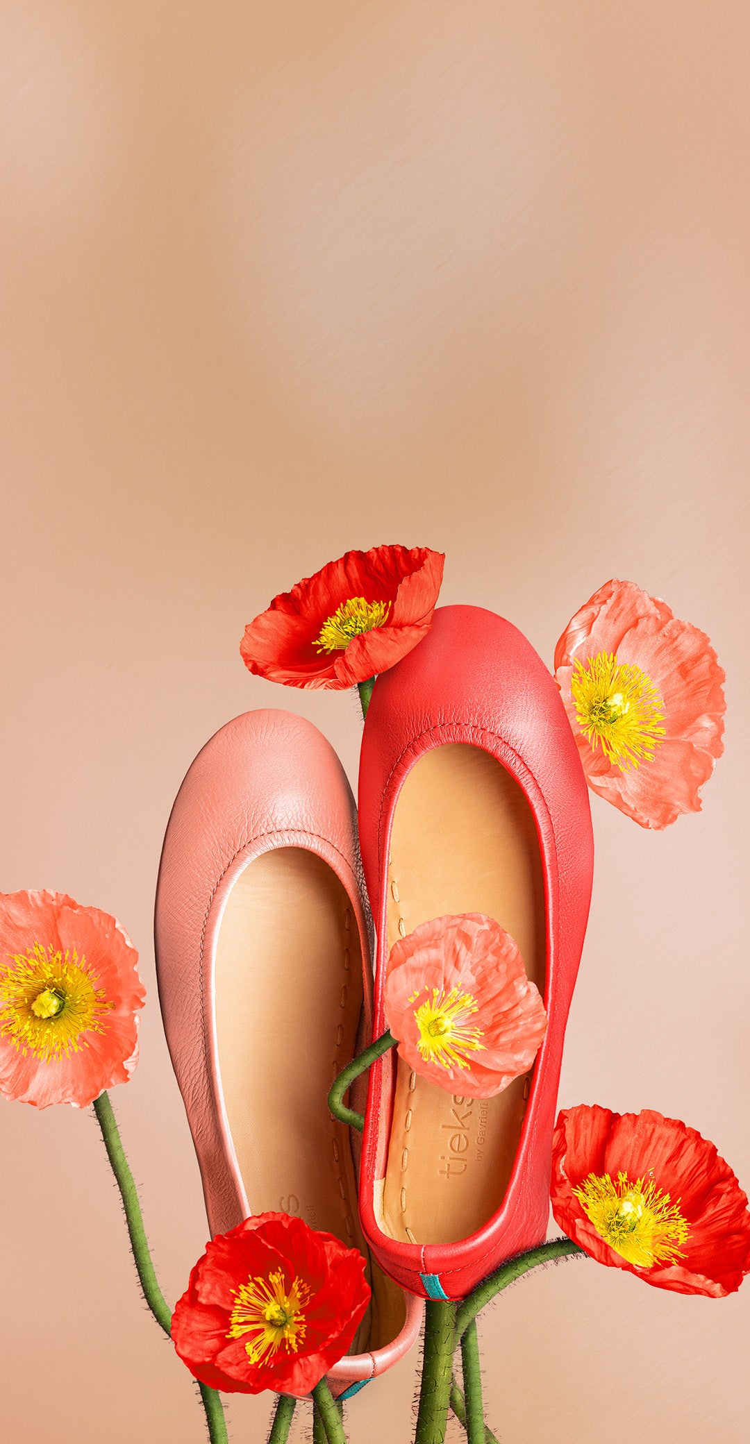 Poppy Season Tieks Ballet Flats