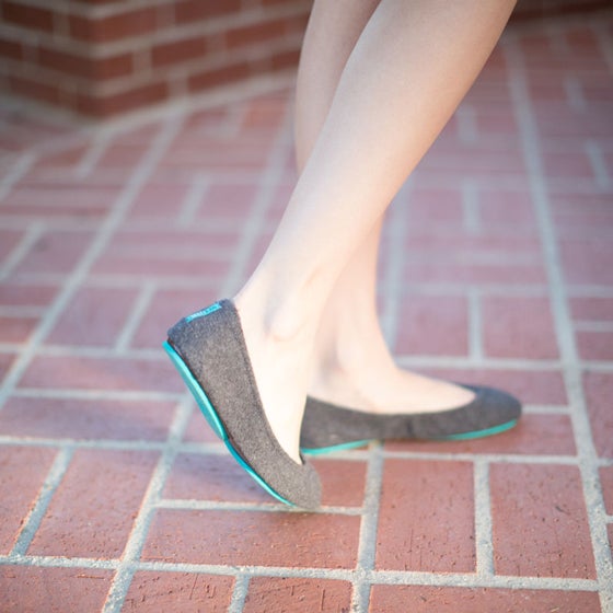 Tieks Size 12 aonde Slate Grey