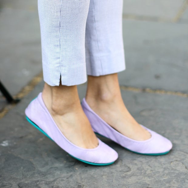Lavender Patent Leather Ballet Flats Tieks