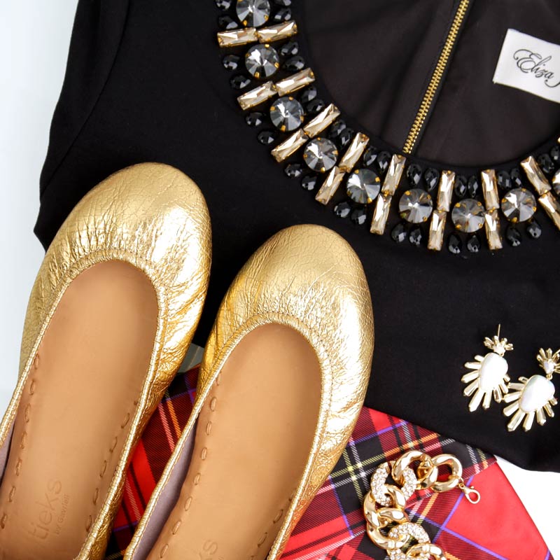 Holiday Neutrals Tieks Ballet Flats