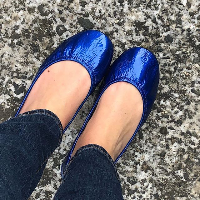 Cool Blues Tieks Ballet Flats