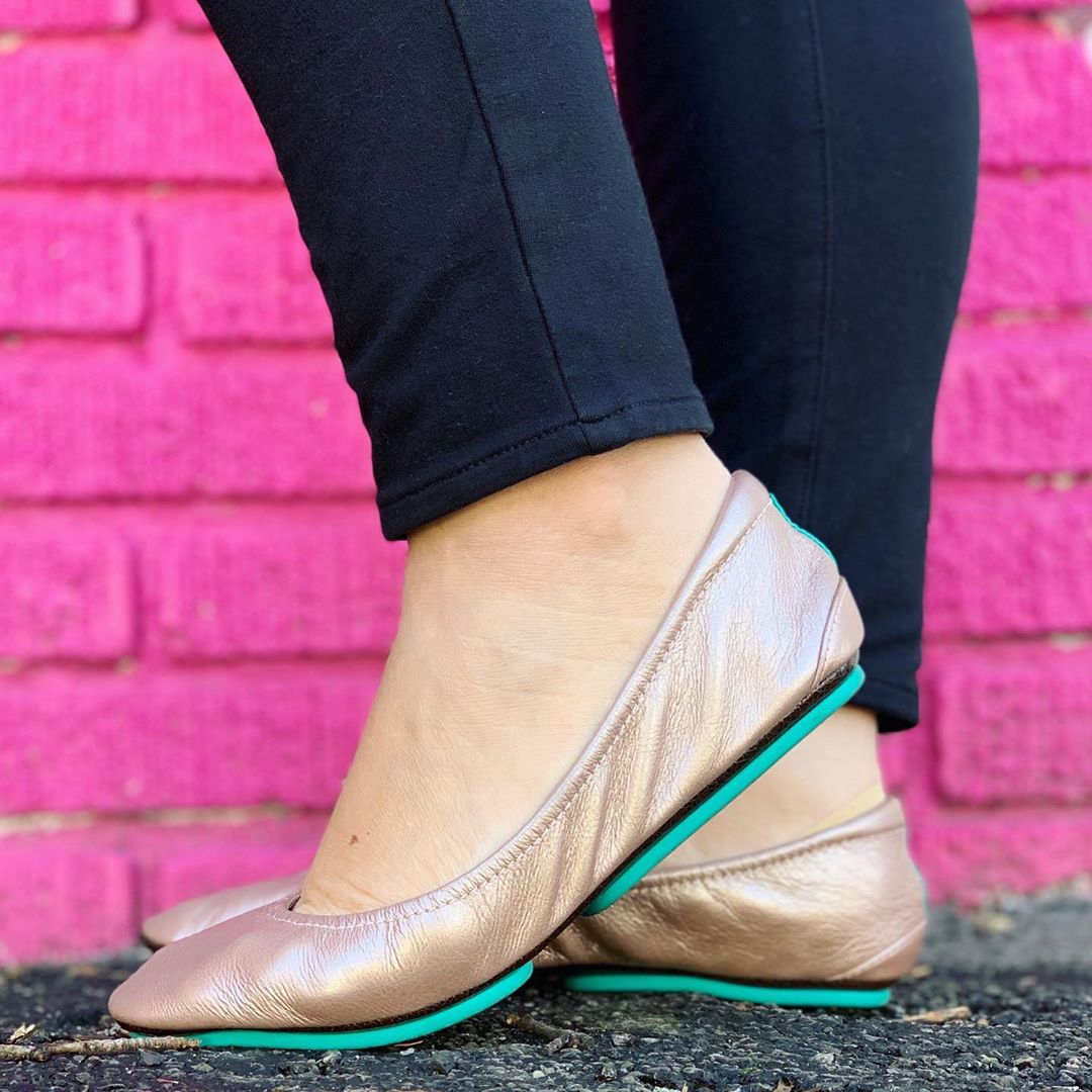 Rose Pink Champagne Ballet Flats Tieks by Gavrieli