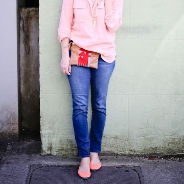 Coral Patent Leather Ballet Flats Tieks