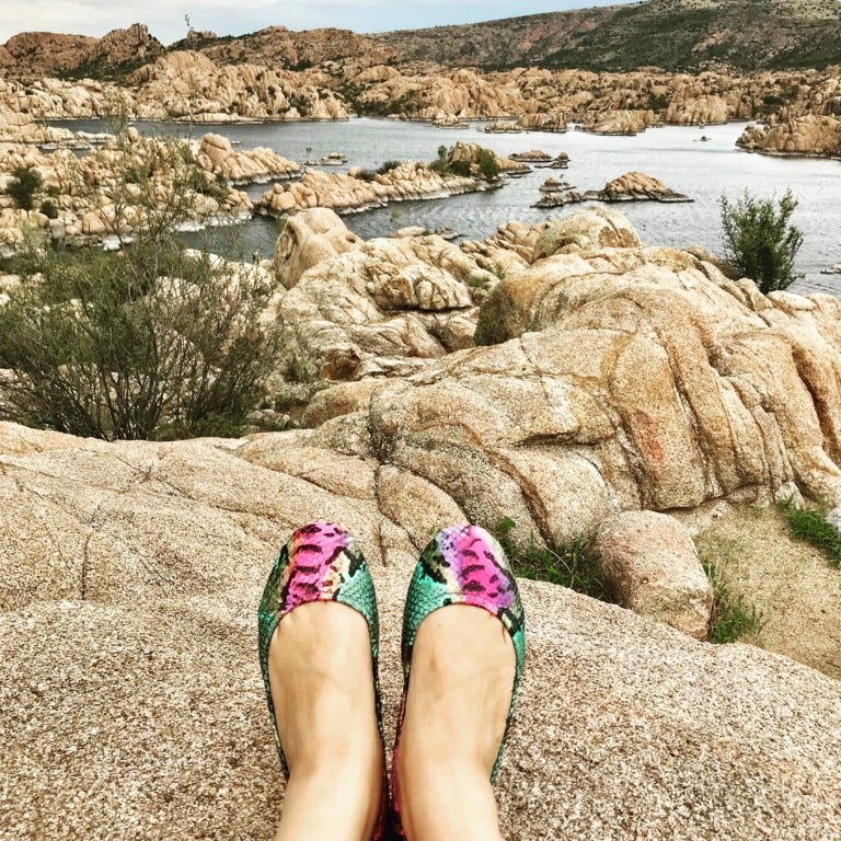 Electric Snake Print Ballet Flats Tieks by Gavrieli