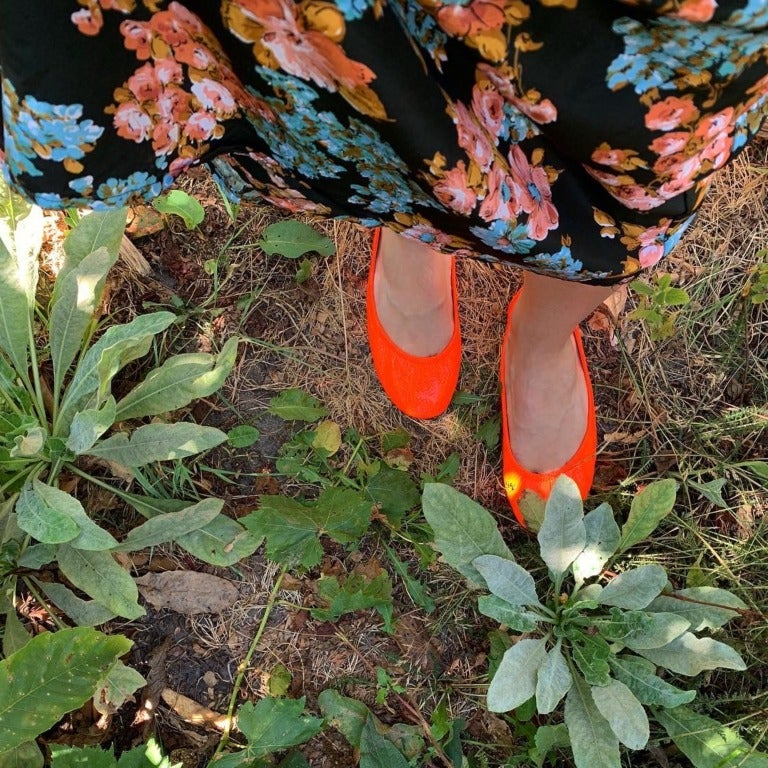Outrageous Orange Neon Ballet Flats Tieks
