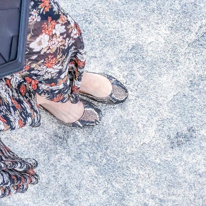 Copperhead Snake Print Ballet Flats Tieks by Gavrieli