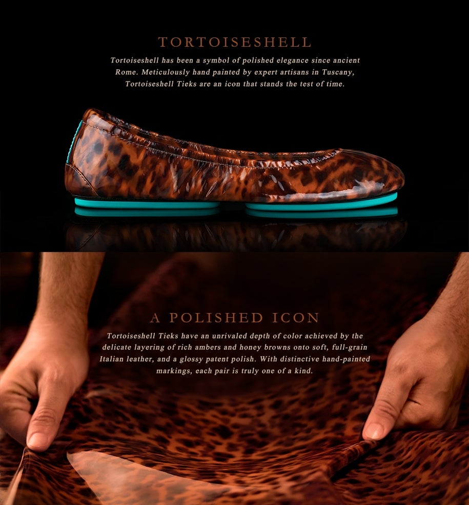 tortoise shell ballet flats